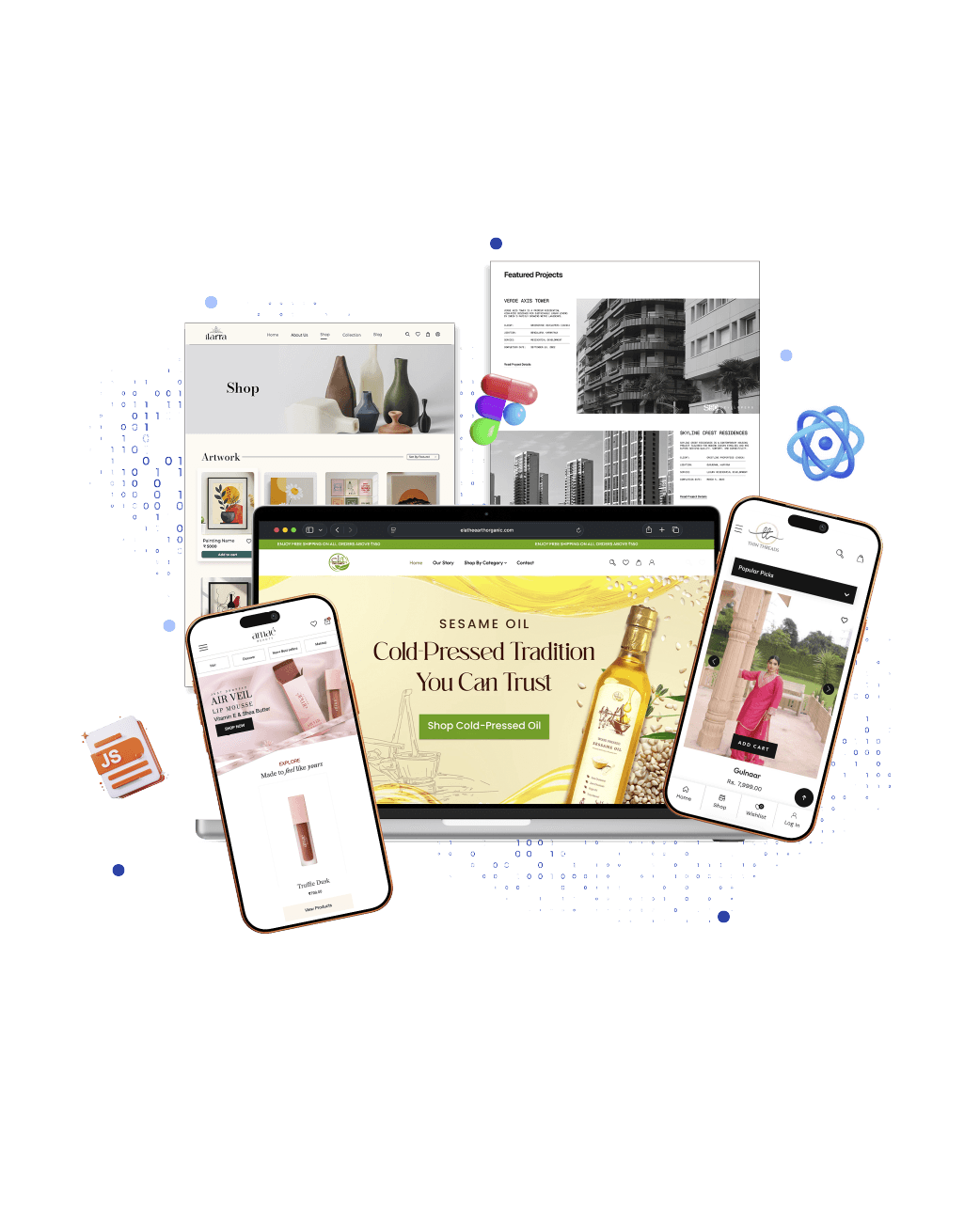 WEB & APP DEVELOPMENT Graphic