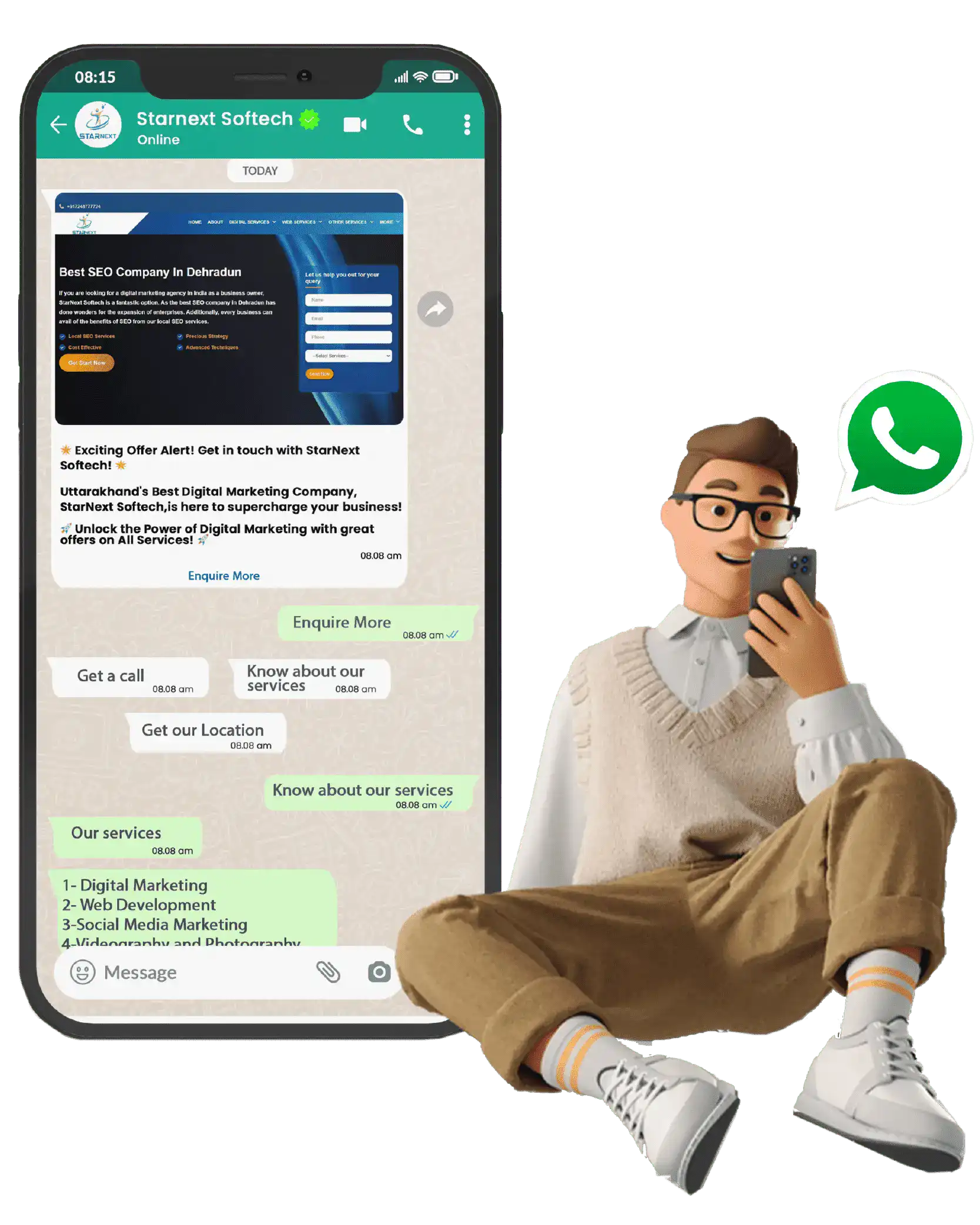 Whatsapp Marketing StarNext Sofetch